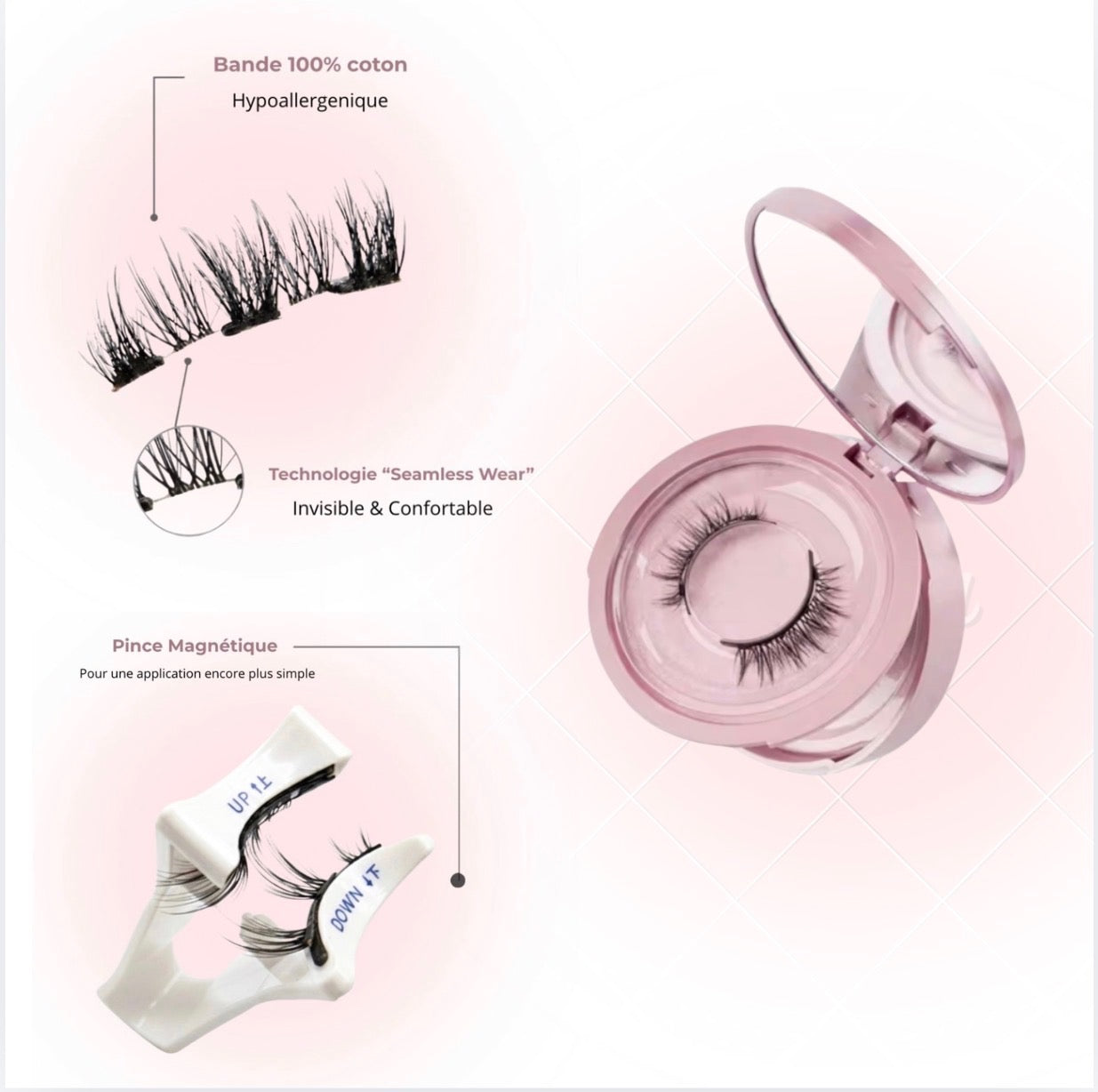 faux cils magnetiques Opulence