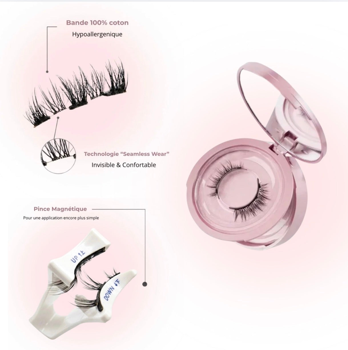 faux cils magnetiques Opulence