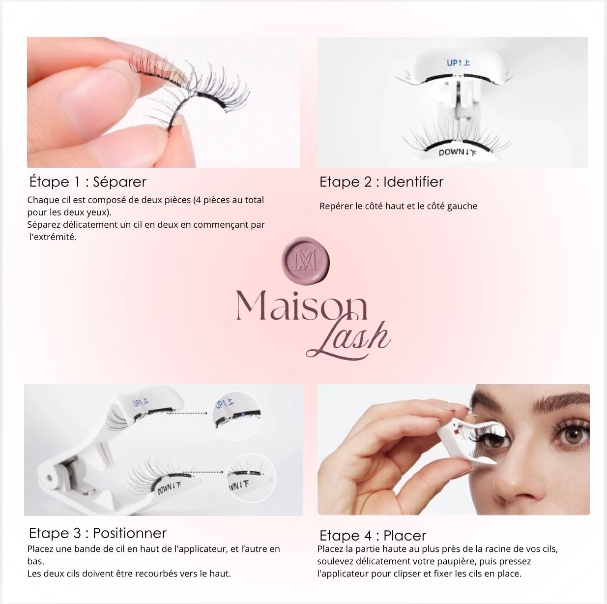 faux cils magnetiques Opulence